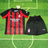 25/26 AC milan home kids kit