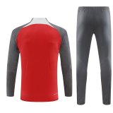 24/25 Liverpool kids gray red training suit