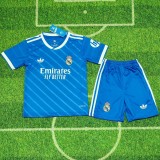 25/26 Real Madrid third kids kit