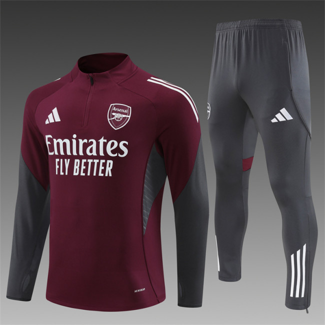 25/26 Arsenal training Adult suit maroon