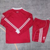 25/26 liverpool home kids kit long sleeves