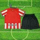 25/26 Athletic Bilbao home kids kit
