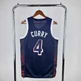 24 Olympic Games USA #4 CURRY Basketball Jersey