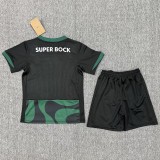 25/26 Sporting CP third kids kit black