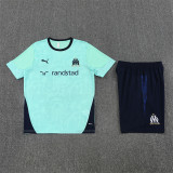 25/26 Marseille kids Short sleeve training suit Light Blue