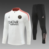 24/25 PSG white Jordan Adult training suit