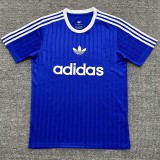 25/26 Retro clover blue football Jersey