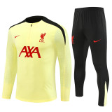 24/25 Liverpool kids training suit yellow