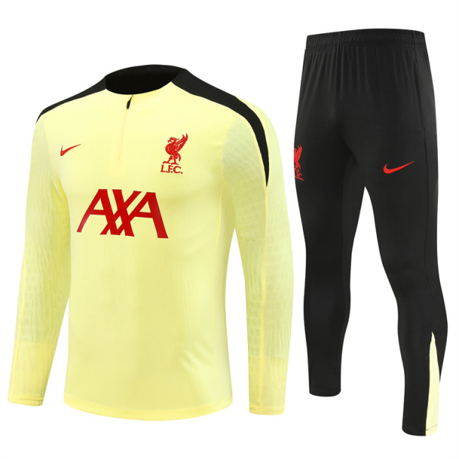 24/25 Liverpool kids training suit yellow