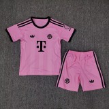 25/26 bayern munich goalkeeper kids kit pink