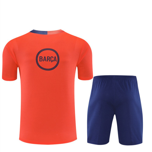 25/26 Barcelona kids Short sleeve training suit orange