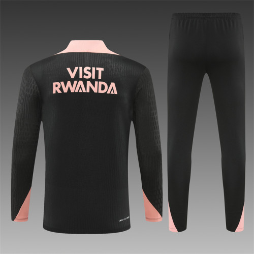 24/25 PSG black Jordan Adult training suit