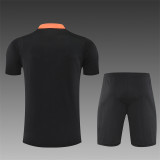 25/26 Brazil Short sleeve Adult training suit black