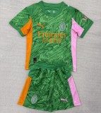 25/26 AC milan goalkeeper kids kit green