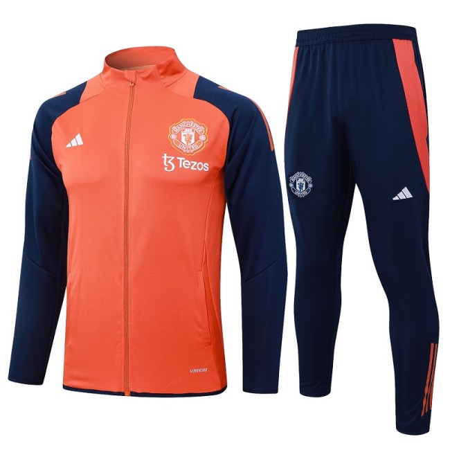24/25 Manchester United kids orange jacket