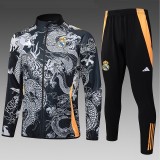 24/25 Real Madrid Black Dragon jacket