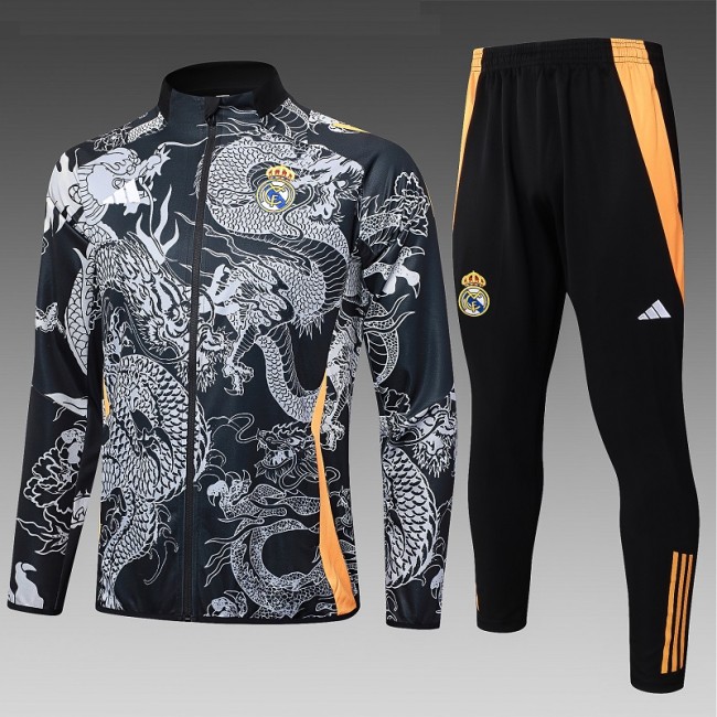 24/25 Real Madrid Black Dragon jacket