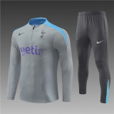 24/25 Tottenham Hotspur dlight gray training suit