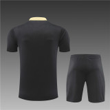 24/25 PSG short -sleeved training suit black