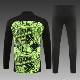 24/25 Manchester city training Adult suit lFluorescent green