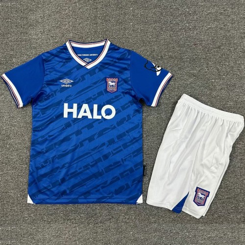 25/26 Ipswich Town home kids kit