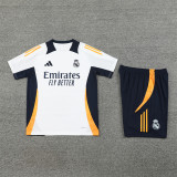 24/25 Real Madrid Short sleeve training suit white