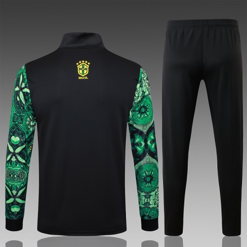 24/25 Brazil Jesus kids jacket green