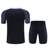 23/24 Liverpool kids Short sleeve Royal blue training suit