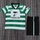 Retro 99/00 Sporting CP home kids kit