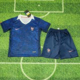 25/26 France home kids kit