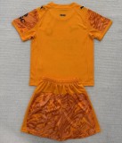 25/26 AC milan goalkeeper kids kit orange