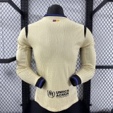 25/26 Barcelona Away Player Version Long sleeves