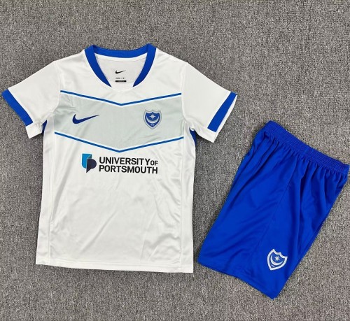 25/26 Portsmouth away kids kit