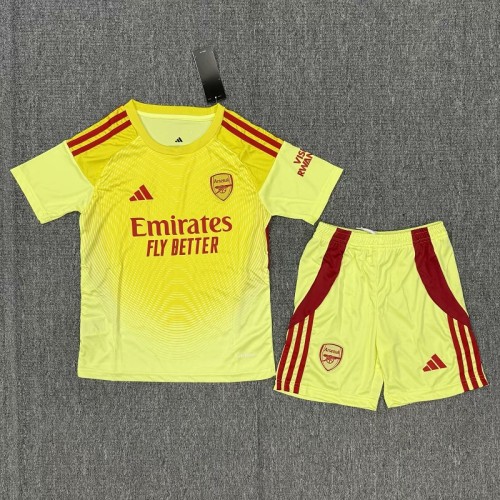 25/26 Arsenal goalkeeper Kids kit yellow
