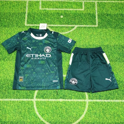 25/26 Manchester City fourth kids kit