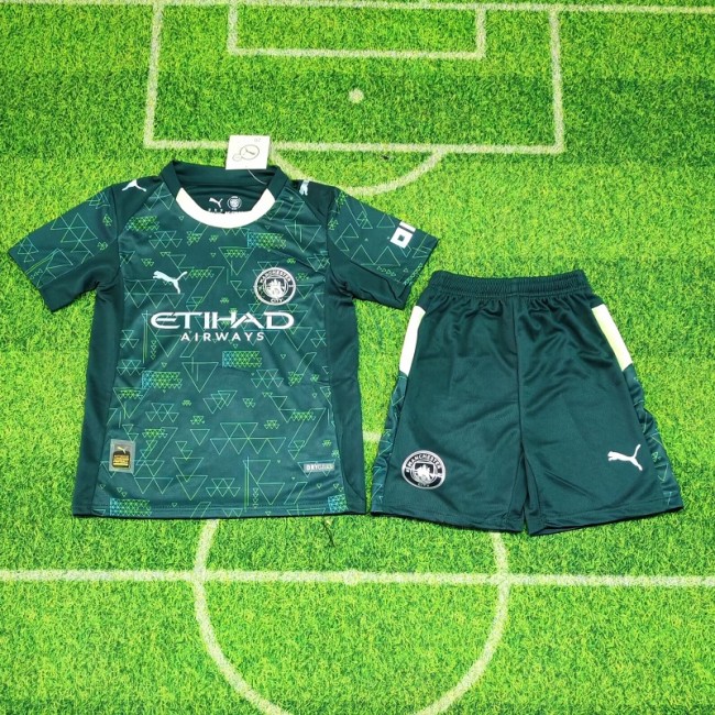 25/26 Manchester City fourth kids kit