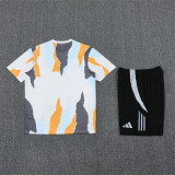 24/25 Real Madrid Short sleeve training suit Camouflage white