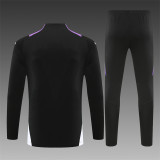 24/25 Real Madrid Adult training suit black Purple