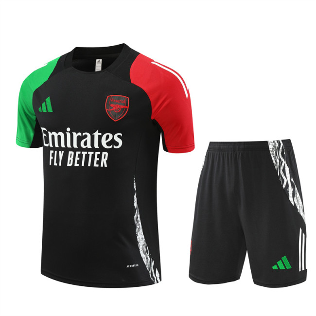 24/25 Arsenal kids Short sleeve black training suit
