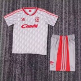 Retro 89/91 liverpool Away kids kit