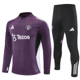 25/26 Manchester United Adult training suit purple