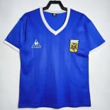 Retro 1986 Argentina Away football jersey