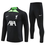 23/24 Liverpool Black green training suit