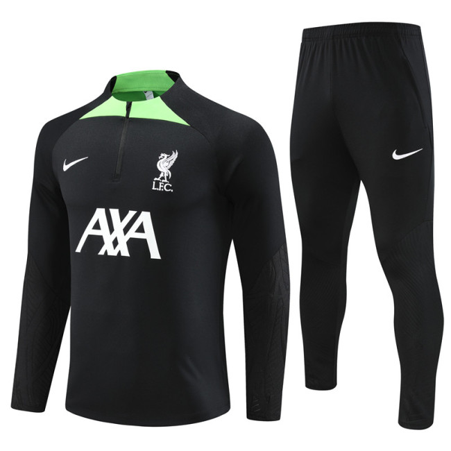 23/24 Liverpool Black green training suit