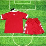 25/26 liverpool home kids kit