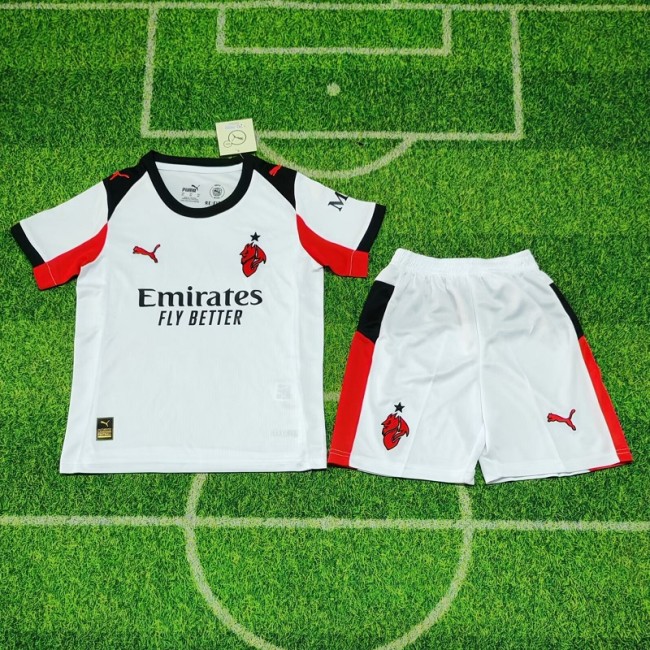 25/26 AC milan away kids kit
