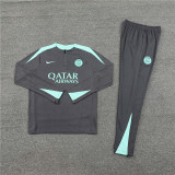 24/25 PSG kids training suit dark grey