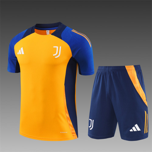 24/25 Juventus Short sleeve orange training Adult suit