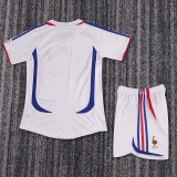 Retro 2006 France Away kids kit