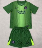 25/26 PSG Paris goalkeeper Adult Set green